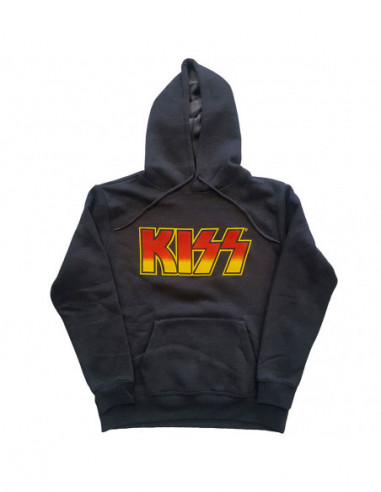 Kiss: Classic Logo (Felpa Con Cappuccio Unisex Tg. L)