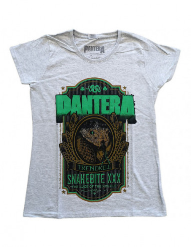 Pantera: Snakebite Xxx Label (T-Shirt Donna Tg. S)