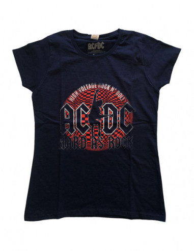 Ac/Dc: Hard As Rock (T-Shirt Donna Tg. M)