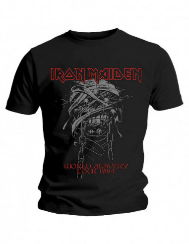 Iron Maiden: World Slavery 1984 Tour (T-Shirt Unisex Tg. S)