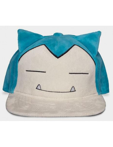 Pokemon: Snorlax Plush Snapback Green (Cappellino)