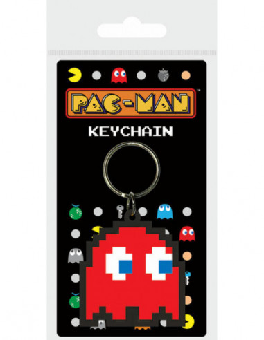 Pac-Man: Blinky Rubber Keychain (Portachiavi Gomma)