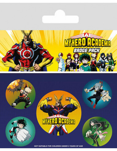 My Hero Academia: Official (Pin Badge Pack)