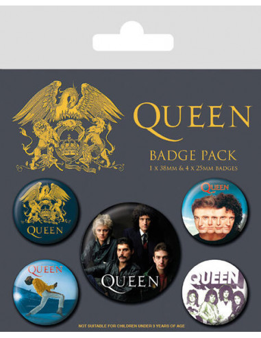 Queen: Classic (Pin Badge Pack)