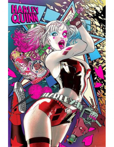 Dc Comics: Pyramid - Batman - Harley Quinn Neon (Poster Maxi 61X91,5 Cm)