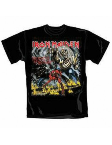 Iron Maiden: Number Of The Beast Black (T-Shirt Unisex Tg. XL)