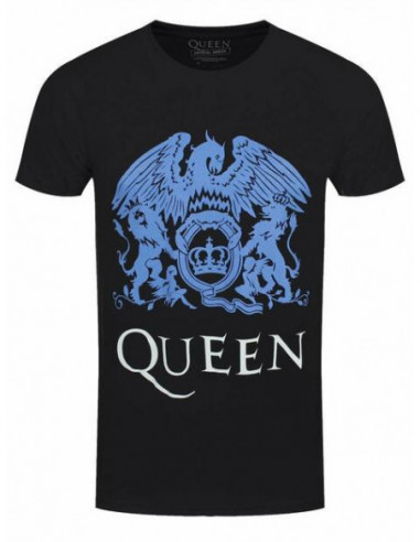 Queen: Blue Crest (T-Shirt Unisex Tg. XL)