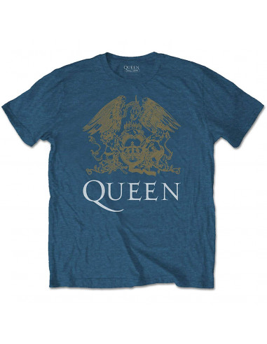 Queen: Crest (T-Shirt Unisex Tg. L)