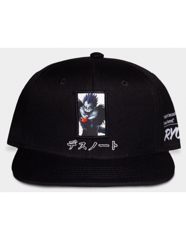 Death Note: Men'S Snapback Cap Black (Cappellino)