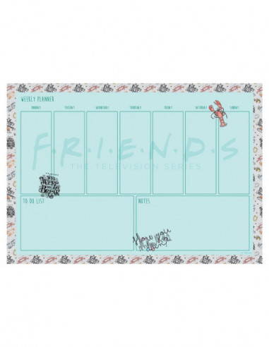 Friends: Marl A4 Desk Pad (Tappetino Scrivania)