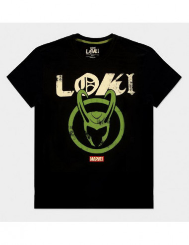 Marvel: Loki - Logo Badge Black (T-Shirt Unisex Tg. XL)