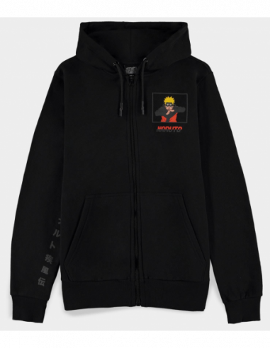 Naruto Shippuden: Black (Felpa Con Cappuccio Unisex Tg. M)