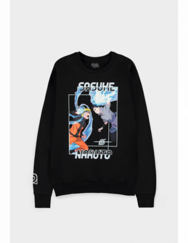 Naruto Shippuden: Black (Felpa Girocollo Unisex Tg. L)