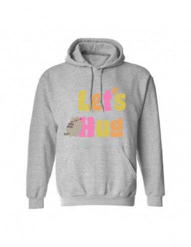 Pusheen: Let'S Hug (Felpa Con Cappuccio Unisex Tg. L)