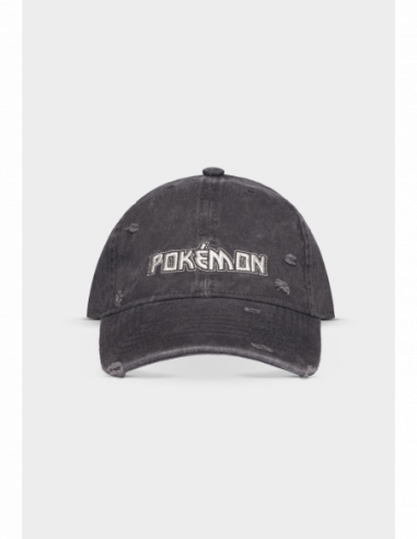 Pokemon: Distressed Adjustable Cap Grey (Cappellino)