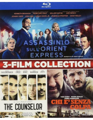 Assassinio Sull'Orient Express / The Counselor / The Drop (3 Blu-Ray)