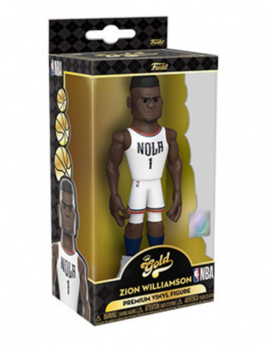 Basketball: Funko Gold - Nba - Grizzlies - Zion Williamson (Home Uniform) (5p) (Premium Vinyl Figure)