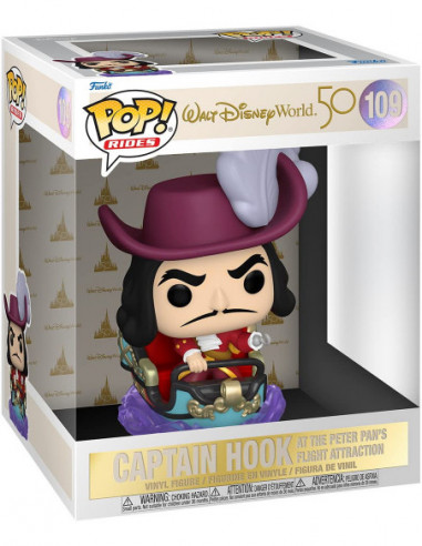 Funko Pop! Ride: - Walt Disney World 50Th- Hook On Peter Pan Flight