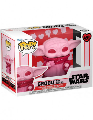 Star Wars: Funko Pop! - Valentines - Grogu With Cookies (Vinyl Figure 493)