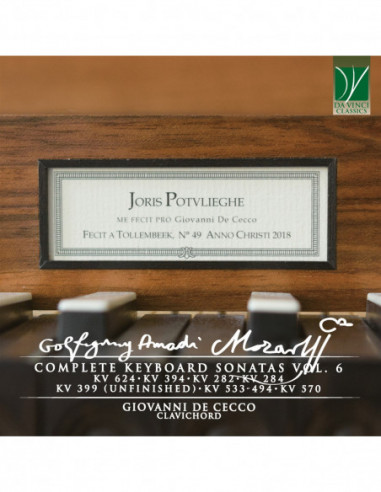 De Cecco, Giovanni - Mozart: Complete Keyboard Sonatas Vol. 6 - (CD)