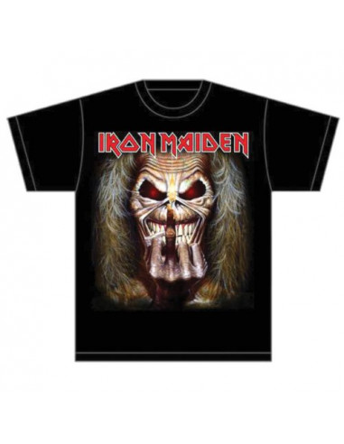 Iron Maiden: Eddie Candle Finger (T-Shirt Unisex Tg. L)