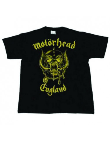 Motorhead: England Classic Gold (T-Shirt Unisex Tg. M)