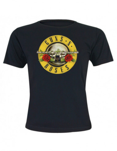 Guns N' Roses: Classic Bullet Logo (T-Shirt Donna Tg. XL)