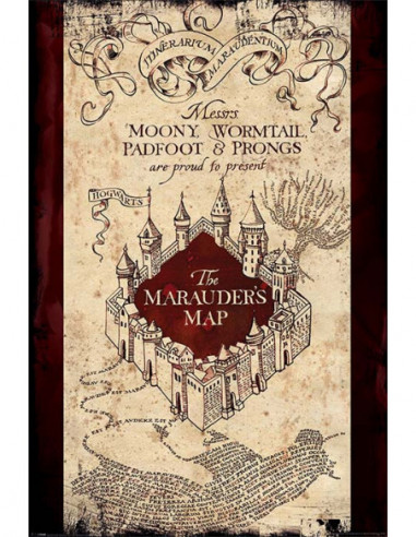 Harry Potter: Pyramid - The Marauders Map (Poster Maxi 61X91,5 Cm)