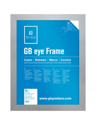 Gb Eye: Cornice Eton Argento A3 29.7x42cm