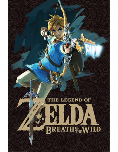 Nintendo: Pyramid - The Legend Of Zelda - Breath Of The Wild - Game Cover (Poster Maxi 61X91,5 Cm)