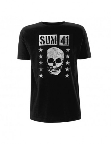 Sum 41 - Grinning Skull (T-Shirt Unisex Tg. S)