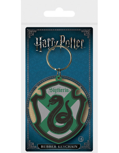 Harry Potter: Slytherin Rubber Keychain (Portachiavi)