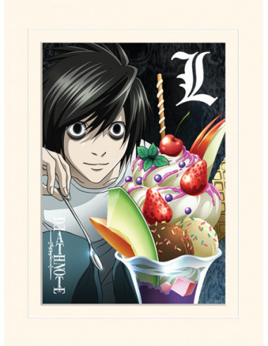 Death Note: Pyramid - L Ice Cream -Mounted 30 x 40cm Print- (Stampa)