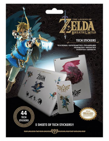 Nintendo: The Legend Of Zelda Tech Sticker Pack (Set Adesivi)