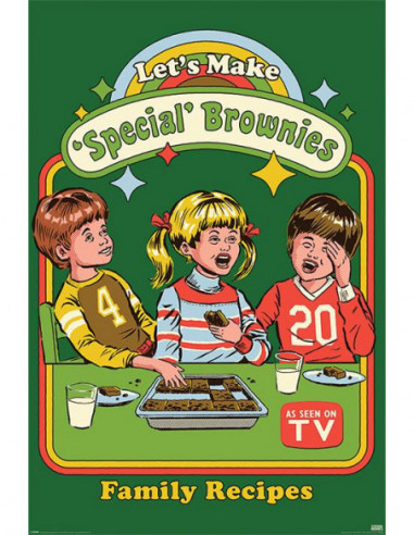 Steven Rhodes: Pyramid - Lets Make Special Brownies (Poster Maxi 61X91,5 Cm)