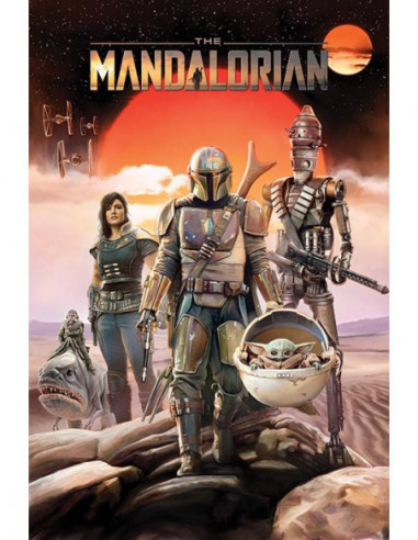 Star Wars: Pyramid - The Mandalorian (Group) (Poster Maxi 61X91,5 Cm)