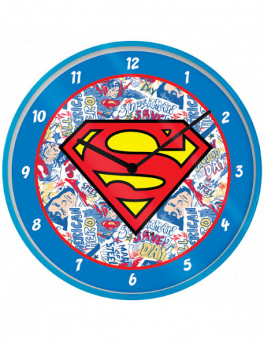 Superman: Logo Clock (Orologio Da Muro)