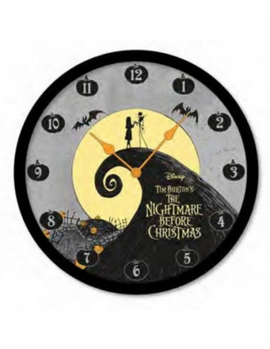 Nightmare Before Christmas Jack and Sally 10p Clock