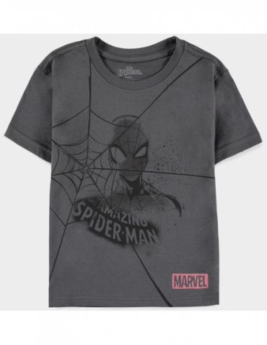 Marvel: Spider-Man - Girls Oversized Black (T-Shirt Bambino Tg. 158/164)