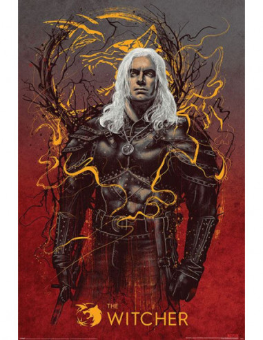 Witcher (The): Pyramid - Geralt The Wolf (Poster Maxi 61X91,5 Cm)