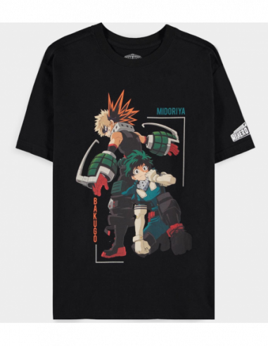 My Hero Academia - Izuku Midoriya Black (T-Shirt Unisex Tg. M)