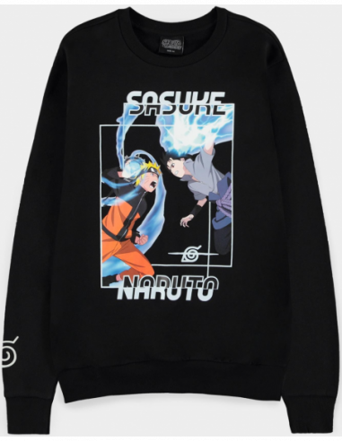 Naruto Shippuden: Black (Felpa Girocollo Unisex Tg. M)