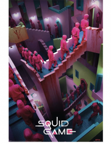 Squid Game: Crazy Stairs Maxi Poster