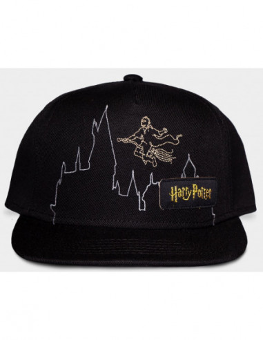 Harry Potter: Men'S Snapback Cap Black (Cappellino)