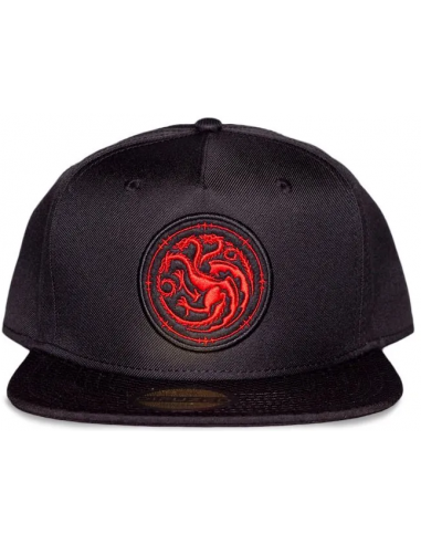 Game Of Thrones: House Of The Dragon Men'S Snapback Cap Black (Cappellino)