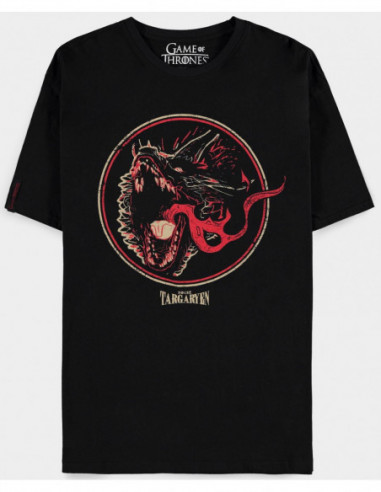 Game Of Thrones: House Of The Dragon - Men'S Short Sleeved Black 03 (T-Shirt Unisex Tg. M)