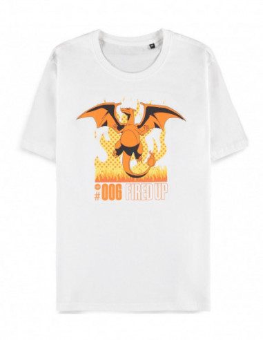 Pokemon: Charizard Black 02 (T-Shirt Unisex Tg. 2XL)