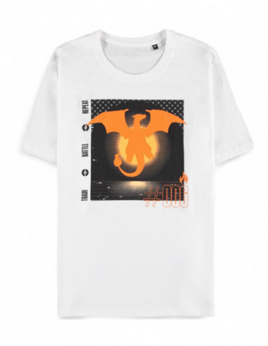 Pokemon: Charizard White (T-Shirt Unisex Tg. S)