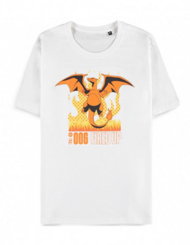 Pokemon: Charizard Black 02 (T-Shirt Unisex Tg. XL)