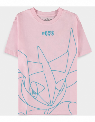 Pokemon: Greninja Pink (T-Shirt Donna Tg. 2XL)